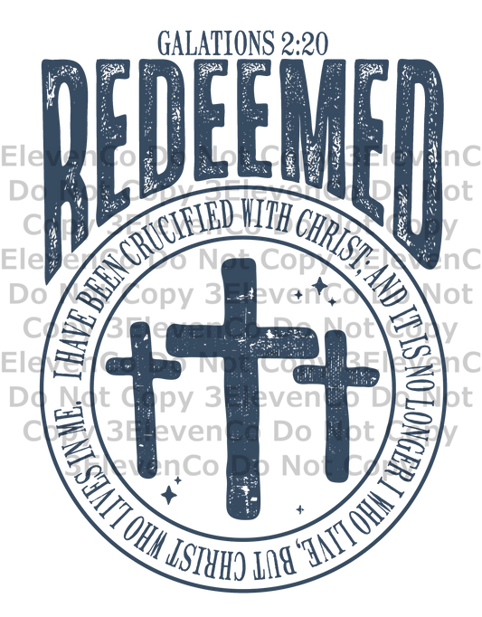 Redeemed4 vinyl decal | UV DTF decal | DTF print