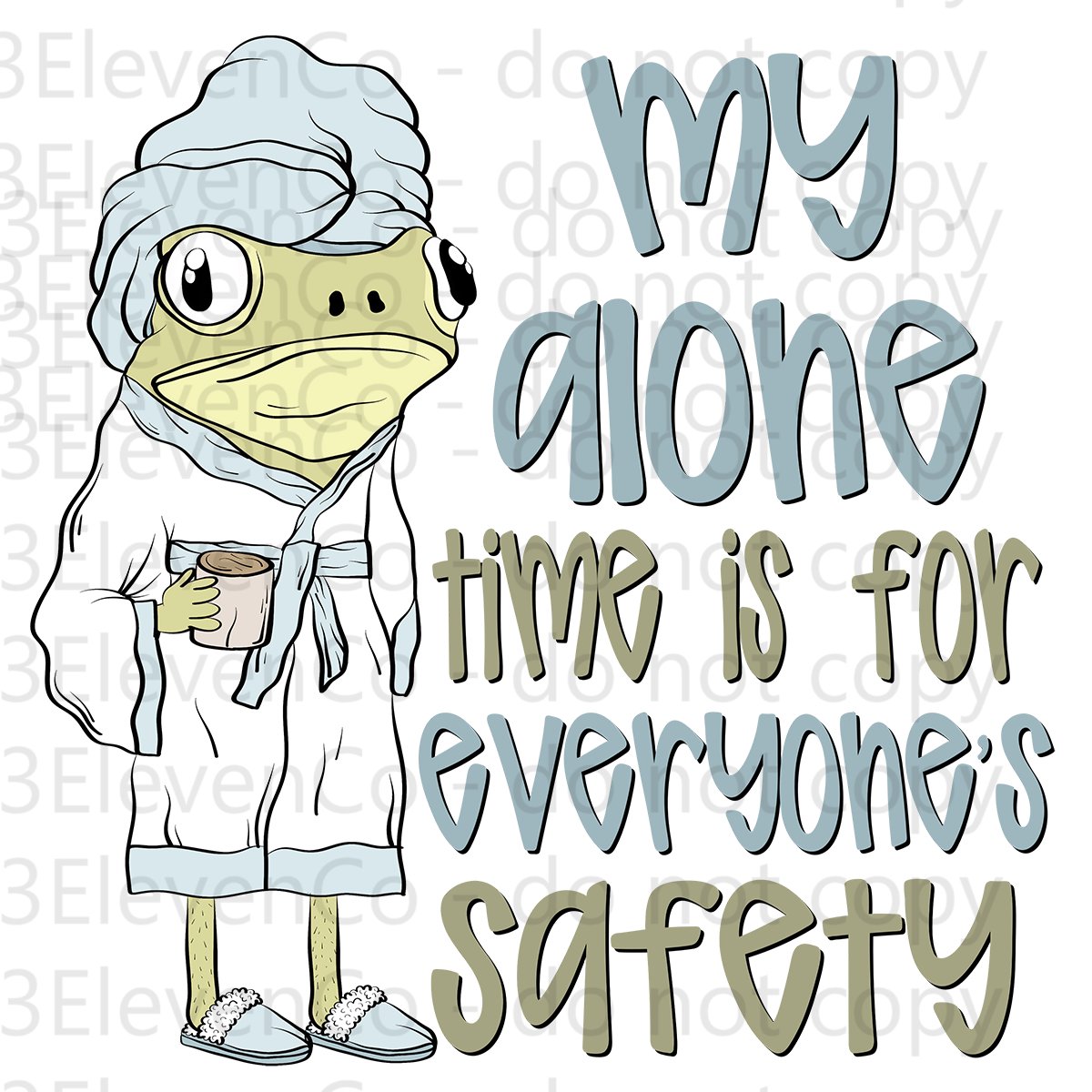 SD 2024 my alone time UV DTF decal