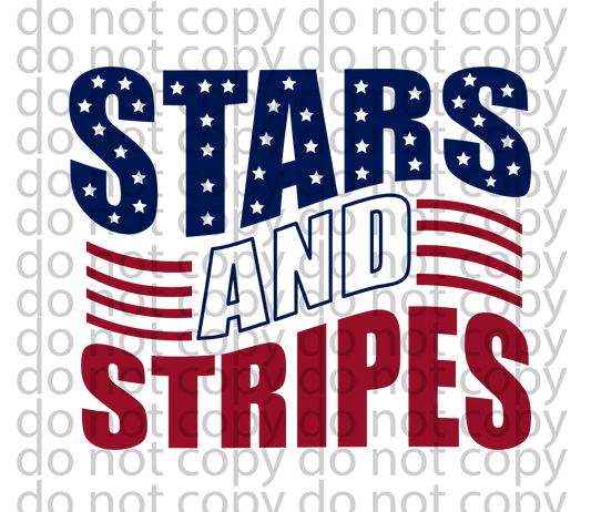 stars and stripes decal