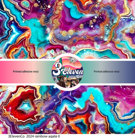 2024 rainbow agate vinyl sheet