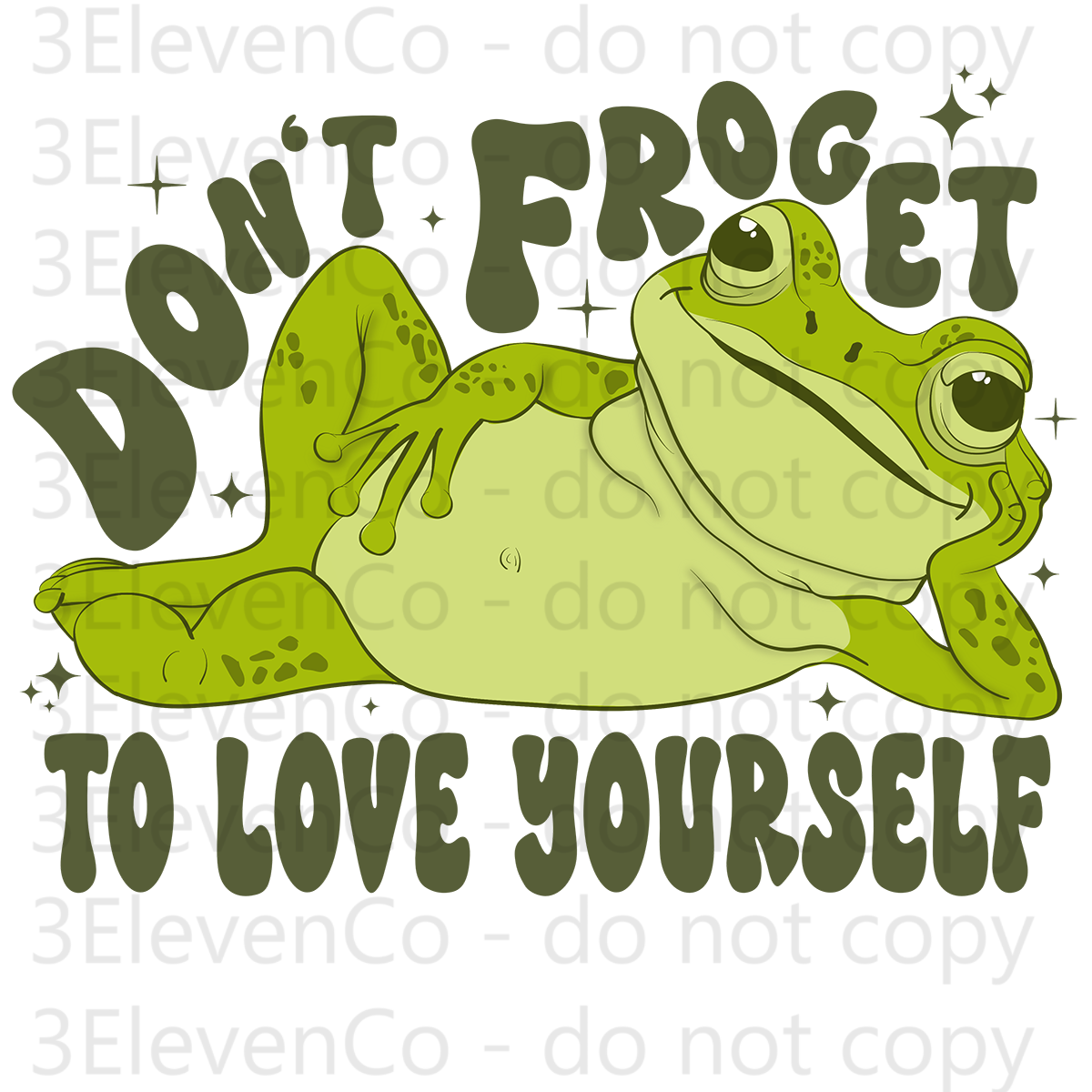 2024 SD don't forget to love yourself | decal | DTF print