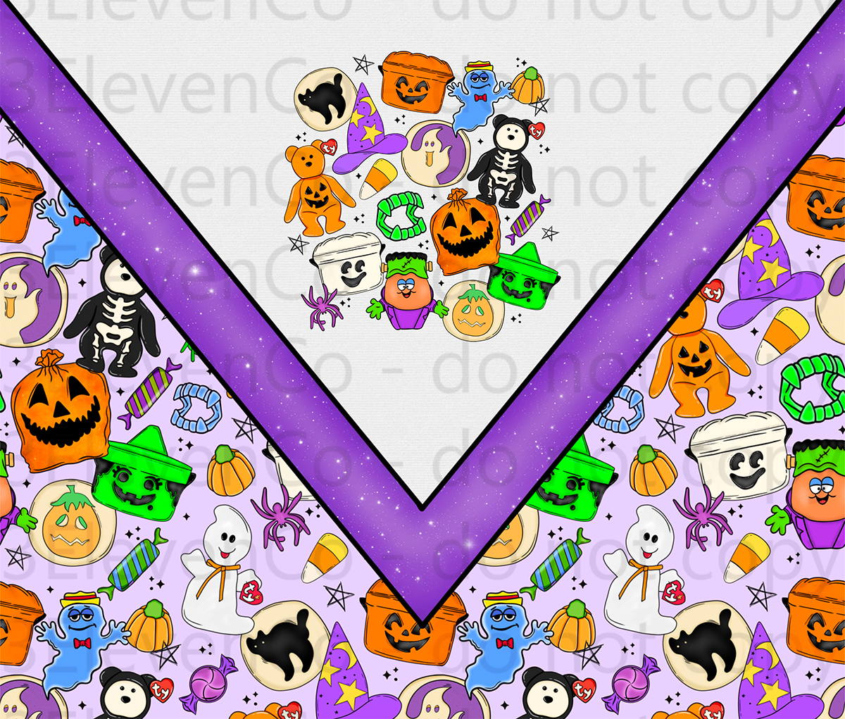 NDC 2024 90s Halloween vinyl sheet | decal | vinyl wrap | UV DTF cup wrap | DTF prints