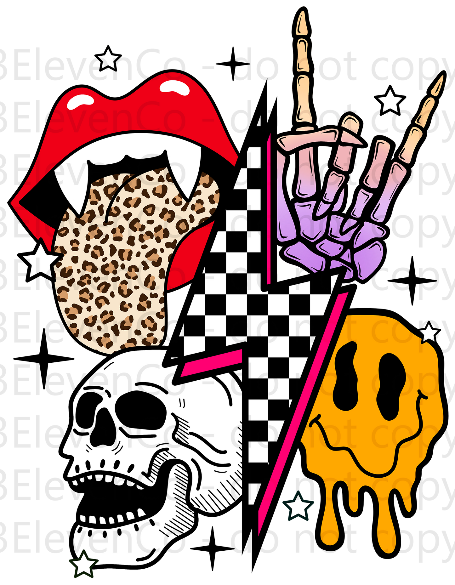 AZ halloween mashup2024collage vinyl decal | UV DTF decal | DTF print