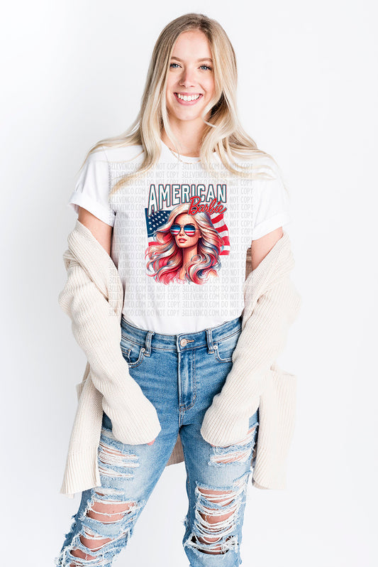 American Barbie tee or sweatshirt