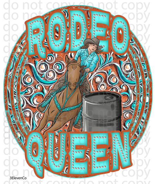 Rodeo queen decal