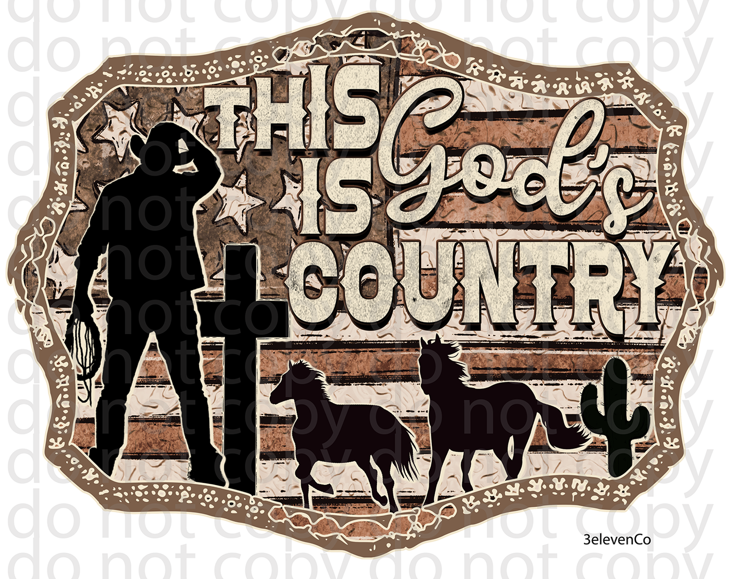 This is God's country decal