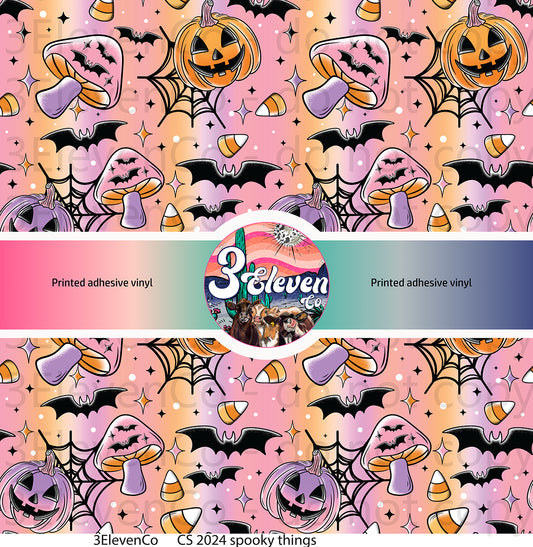 CS 2024 spooky things vinyl sheet | decal | vinyl wrap | UV wrap |