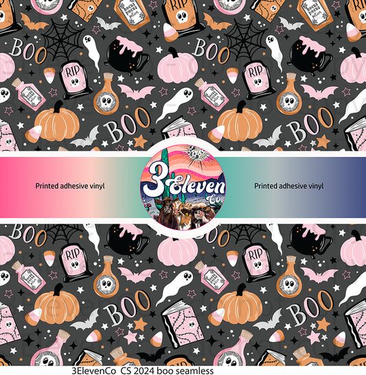 CS 2024 boo seamless vinyl sheet | decal | UV wrap | vinyl wrap | DTF print