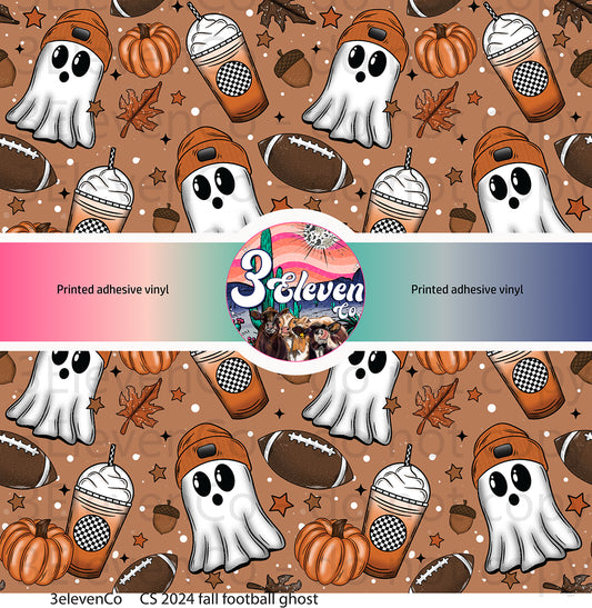 CS 2024 fall football ghost vinyl sheet | decal | UV wrap | vinyl wrap | DTF print