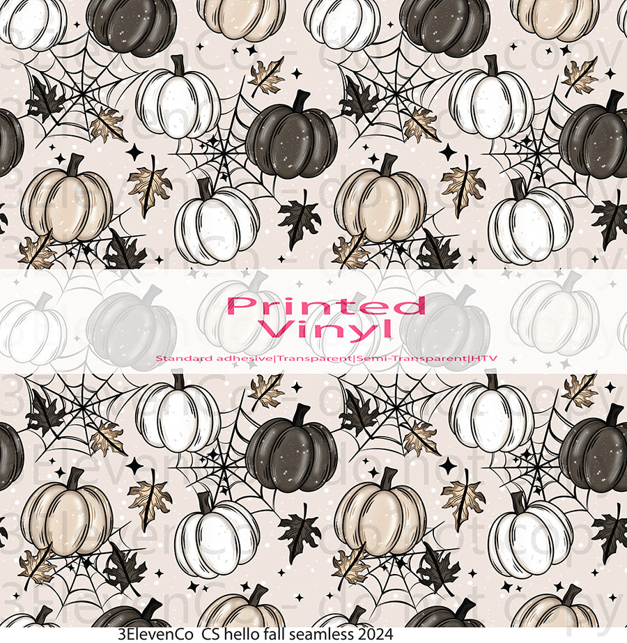 CS hello fall seamless 2024 vinyl sheet | decal | UV wrap | vinyl wrap