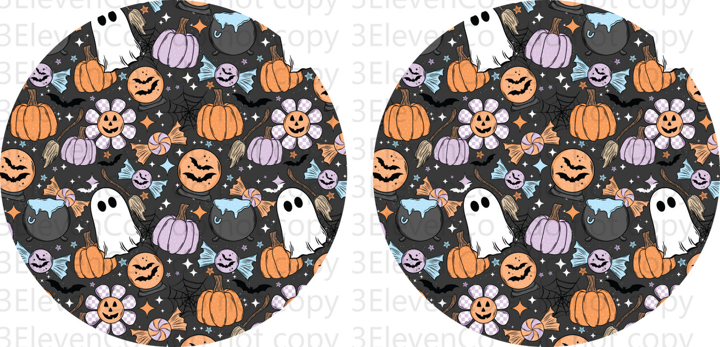 CS pastel halloween seamless 2024 vinyl sheet | decal | UV wrap | vinyl wrap | pen wrap