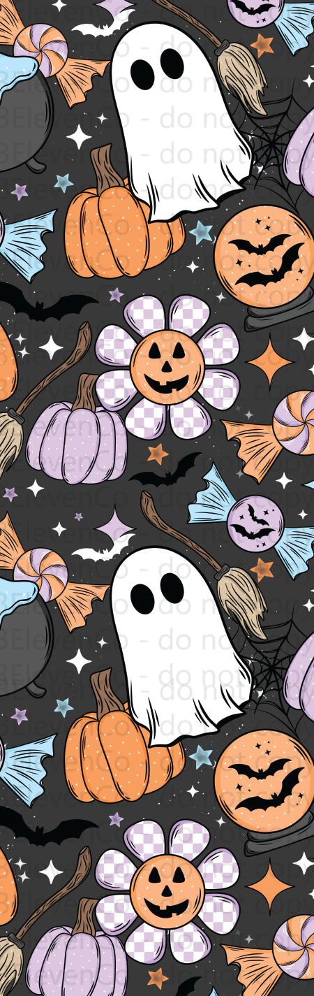 CS pastel halloween seamless 2024 vinyl sheet | decal | UV wrap | vinyl wrap | pen wrap