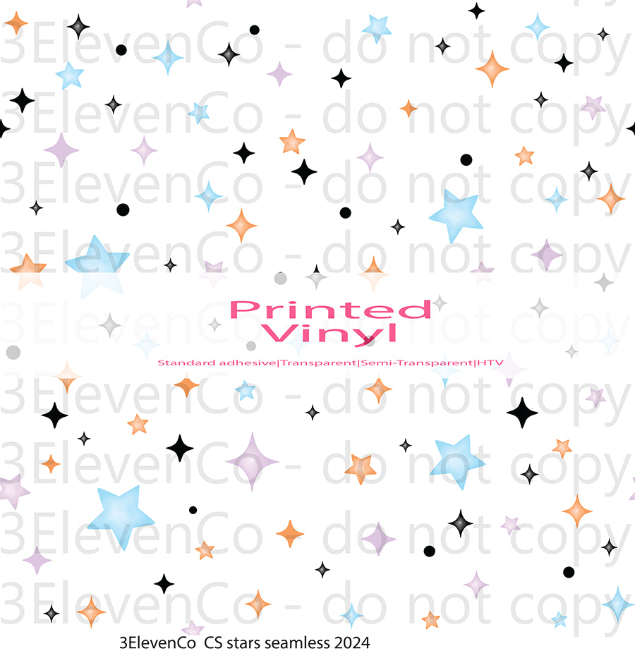 CS stars seamless 2024 vinyl sheet