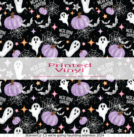 CS we're going haunting seamless 2024 vinyl sheet | decal | UV wrap | vinyl wrap