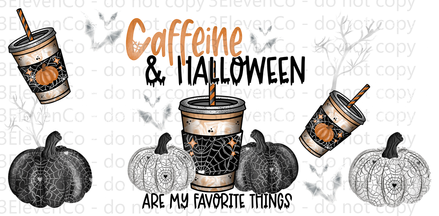 CS caffeine and halloween seamless 2024 vinyl sheet | decal | UV wrap | vinyl wrap