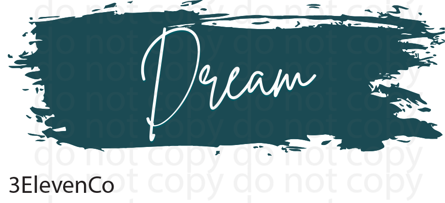 dream semi-transparent decal