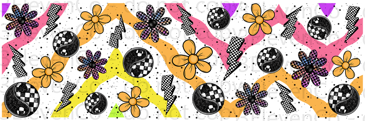 VDS 2024 neon skellie vinyl sheet | decal | UV wrap| DTF print