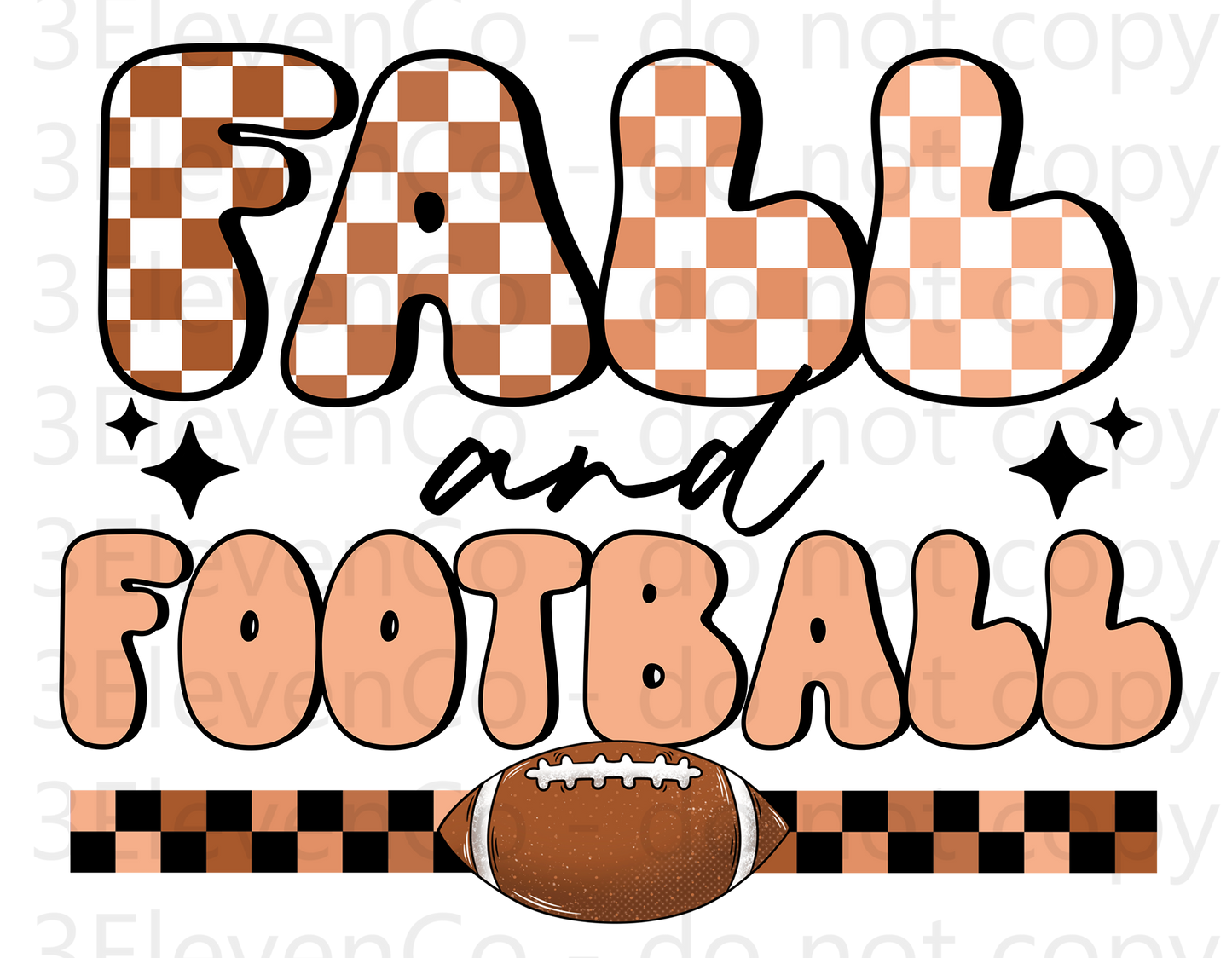 CS 2024 fall and football decal | UV DTF | DTF