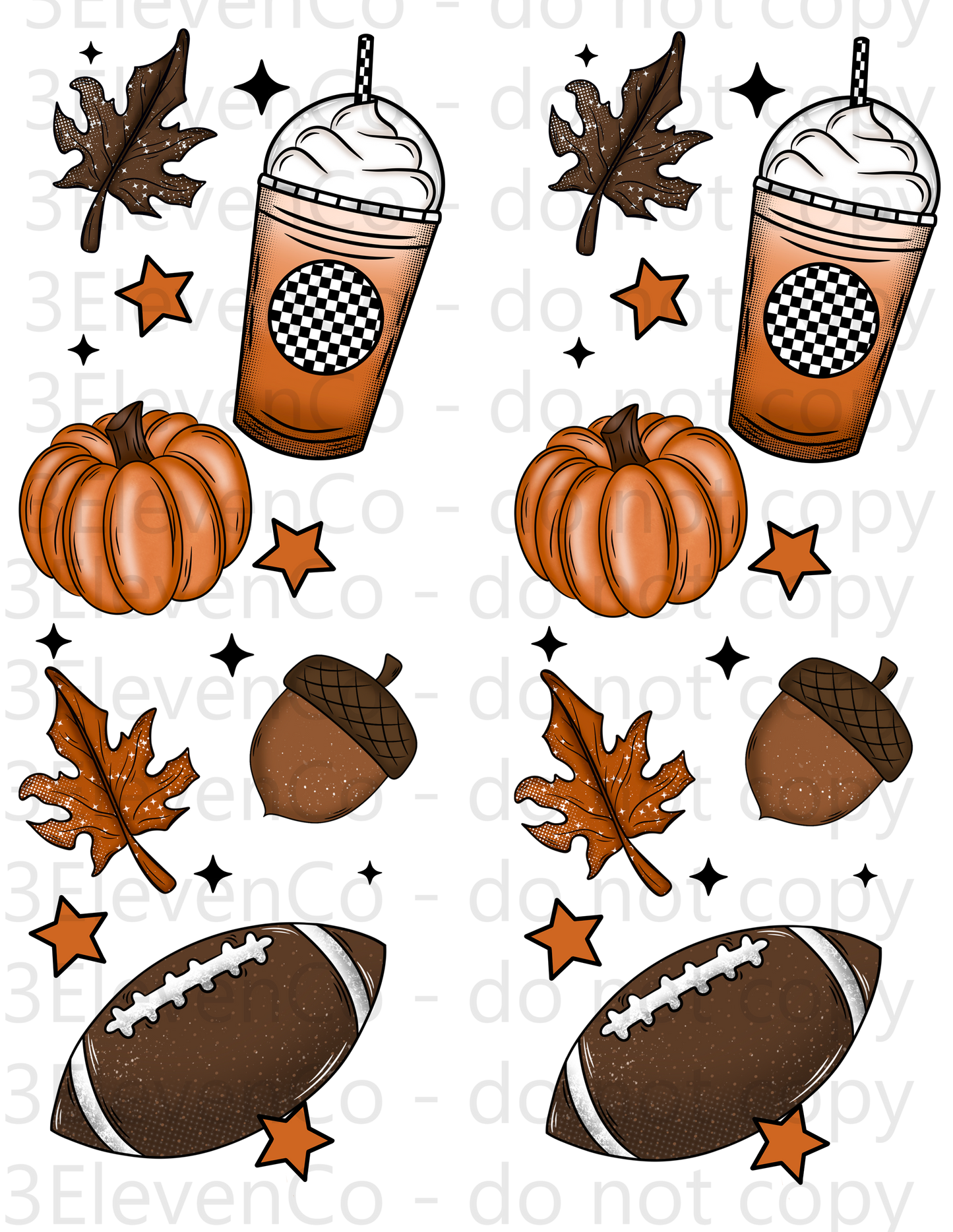 CS 2024 fall football ghost vinyl sheet | decal | UV wrap | vinyl wrap | DTF print