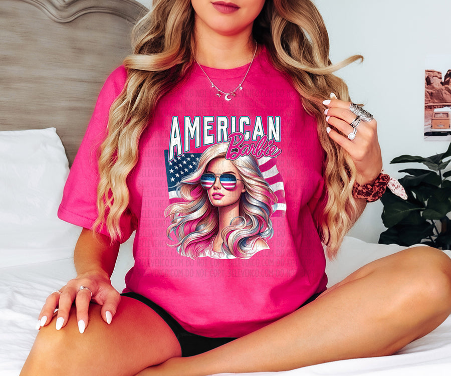 American Barbie tee or sweatshirt