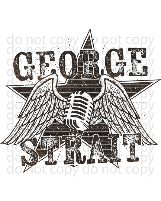 g strait wings decal or sublimation print