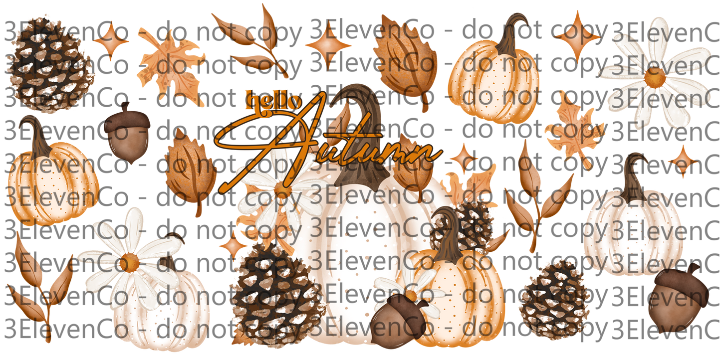 CS 2024 autumn seamless vinyl sheet | decal | UV DTF decal | UV cup wrap | DTF print