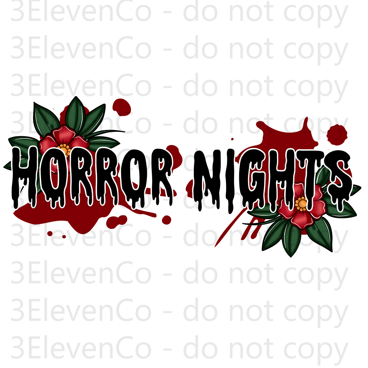 MM 2024 horror collage vinyl sheet | decal | vinyl wrap | UV DTF cup wrap | DTF prints