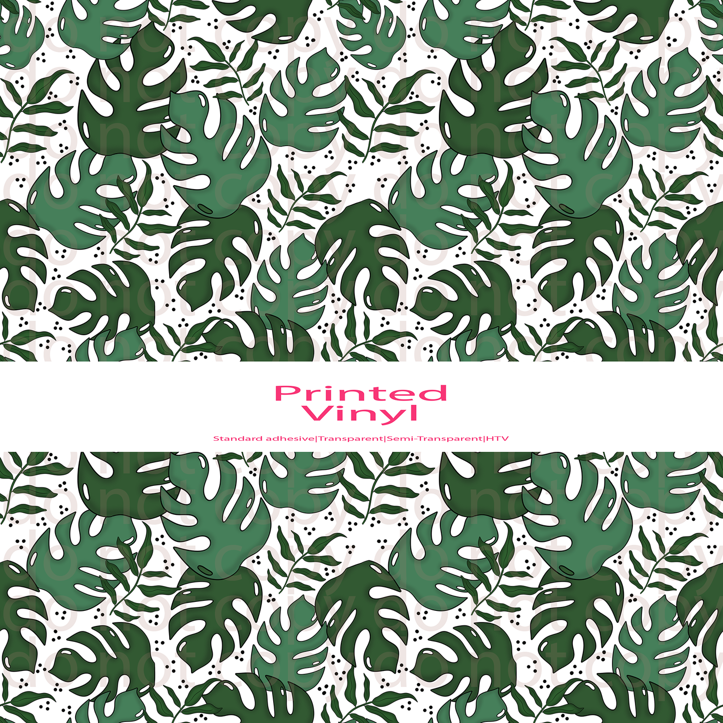 Crafty Flippin' Mom Monstera leaf vinyl sheet or decal