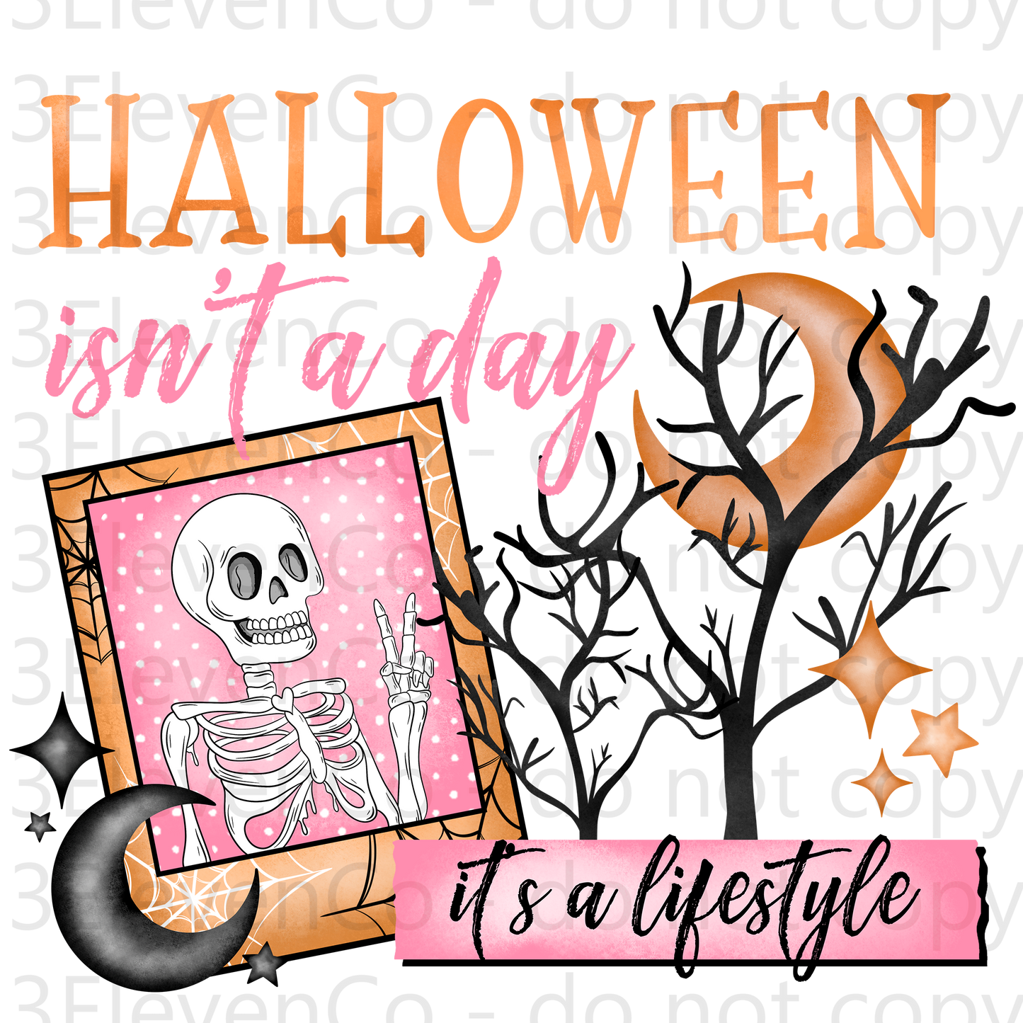 Halloween is a lifestyle vinyl sheet | decal | UV wrap | vinyl wrap