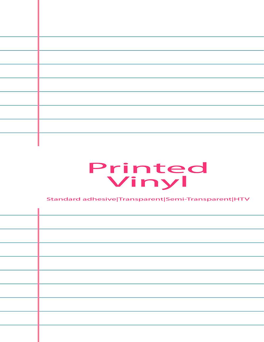 notebook paper vinyl sheet