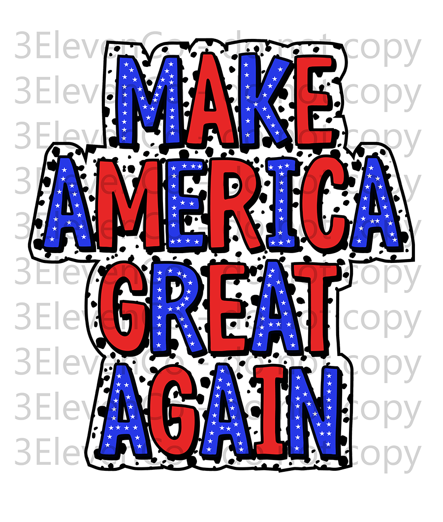 make America great again decal | DTF print