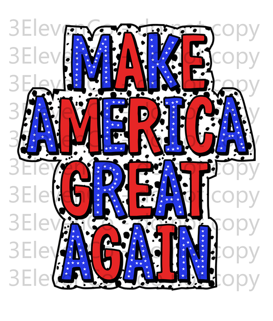 make America great again decal | DTF print