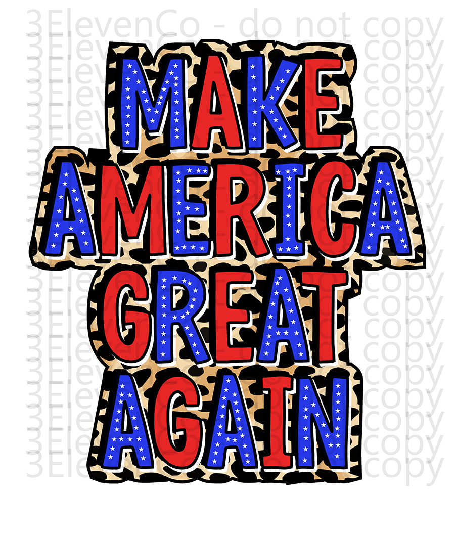 make America great again decal | DTF print