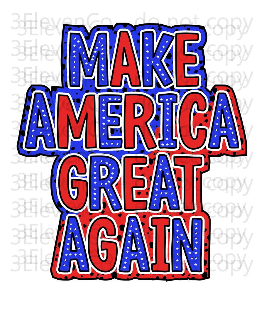 make America great again decal | DTF print