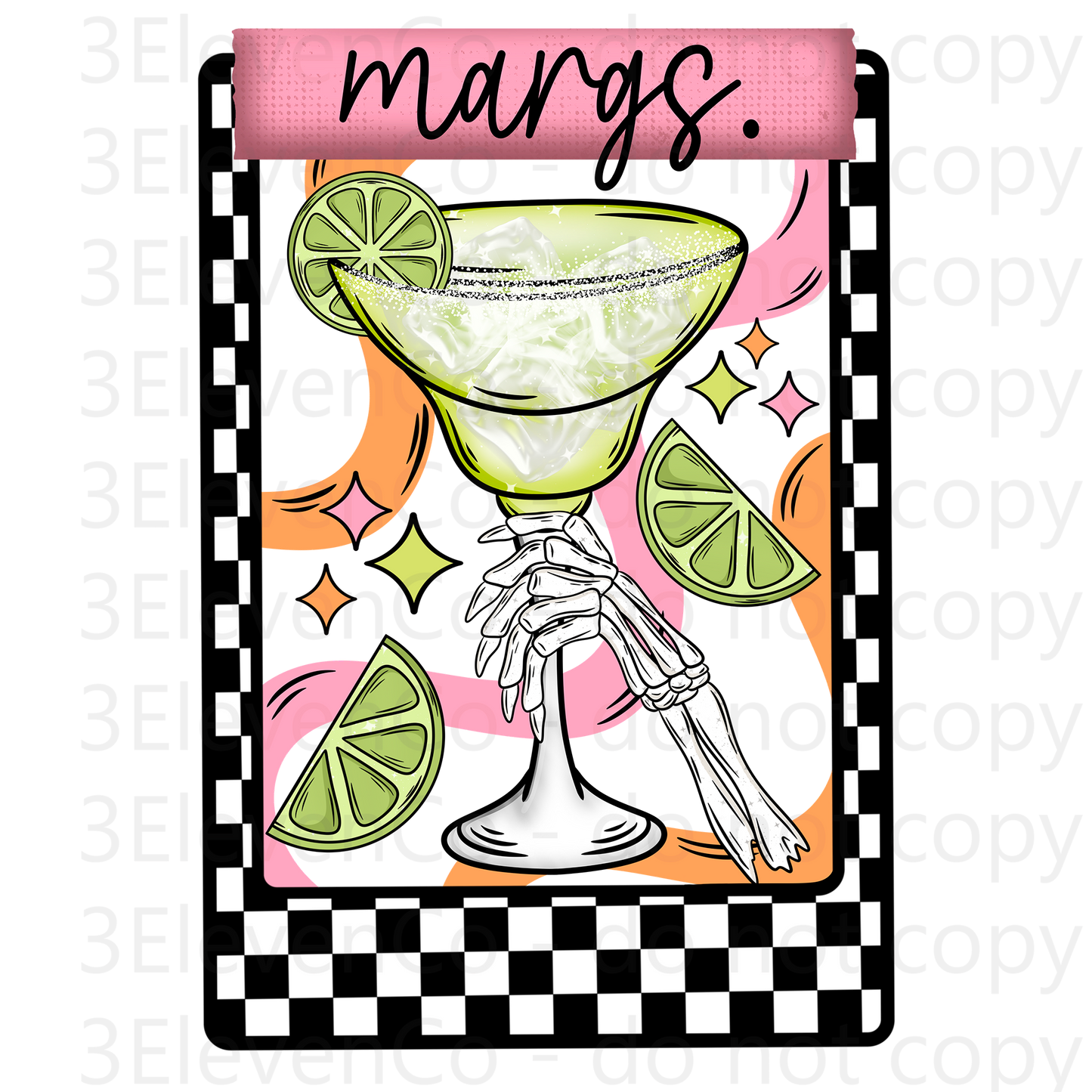 margs vinyl sheet | decal | UV wrap