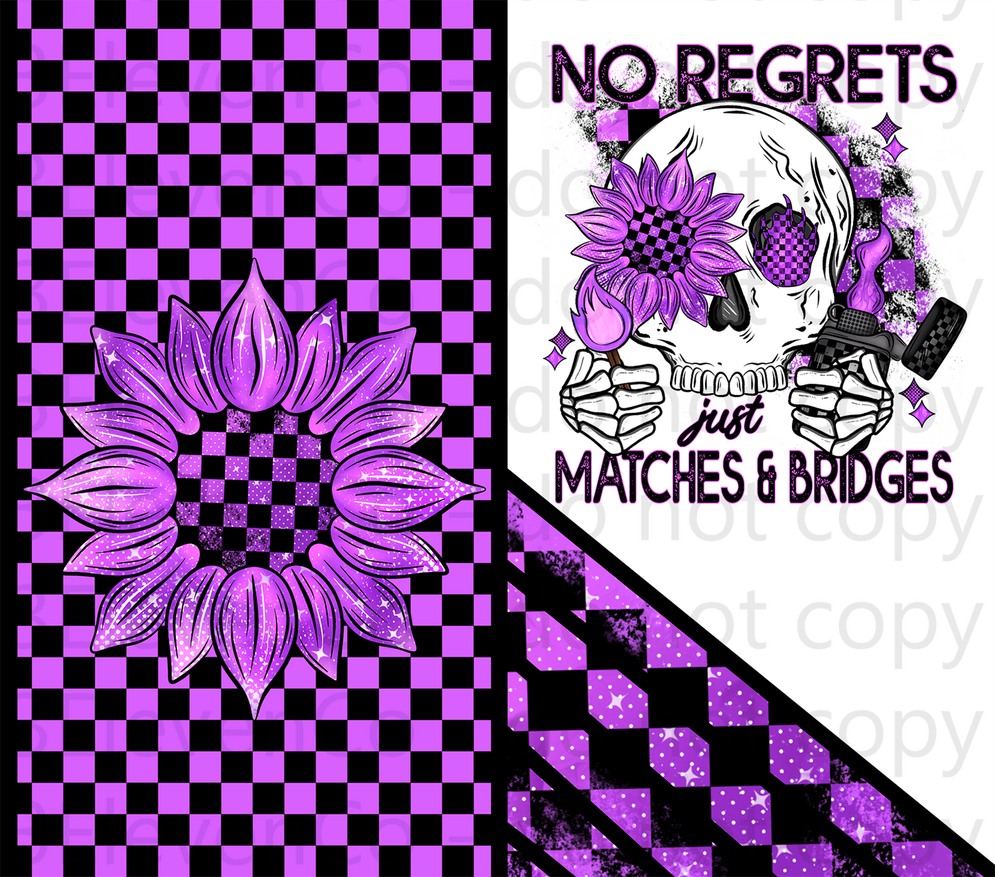 2024 no regrets vinyl wrap | 40 oz UV DTF wrap