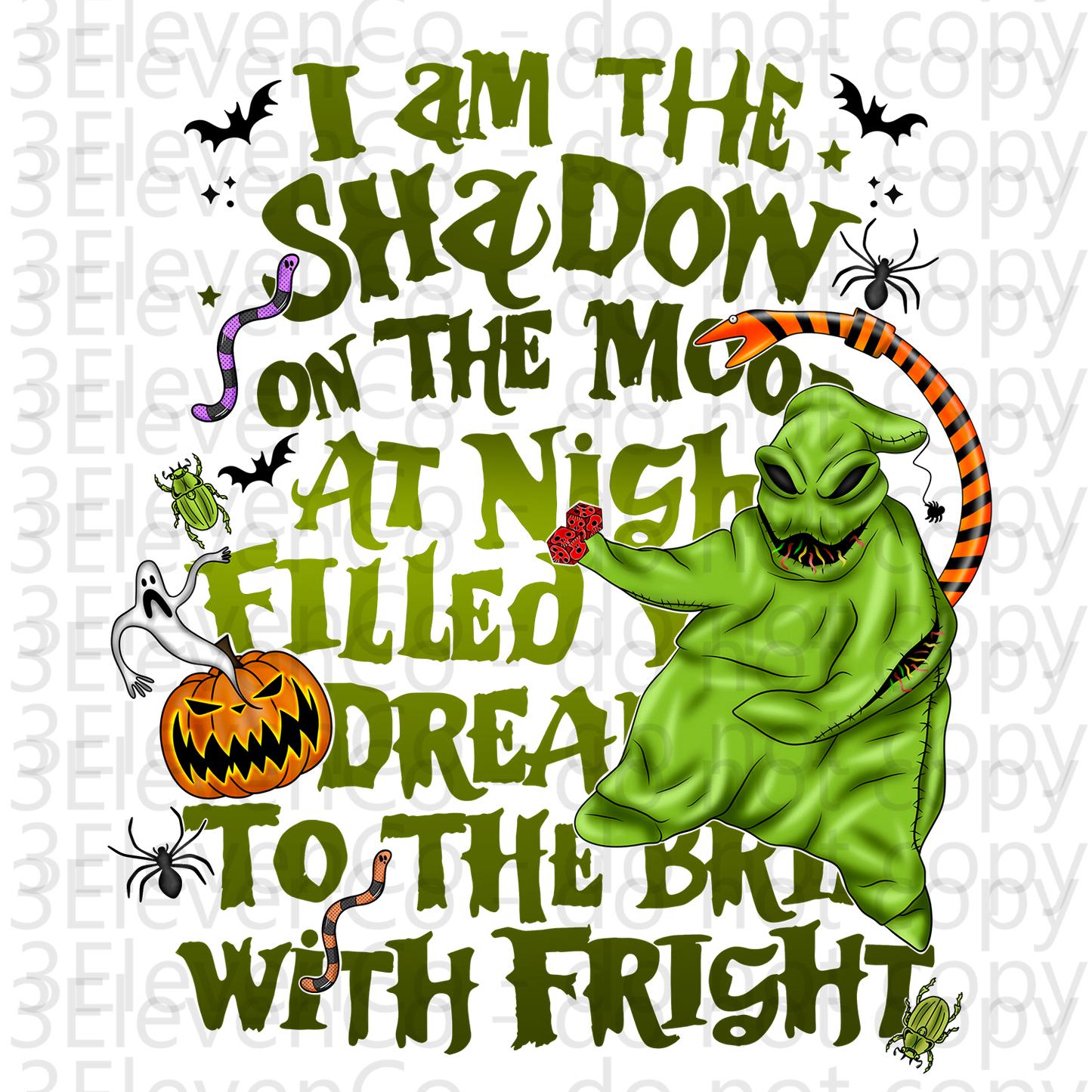 NBC 2024 oogie boogie vinyl sheet | decal | UV wrap | vinyl wrap