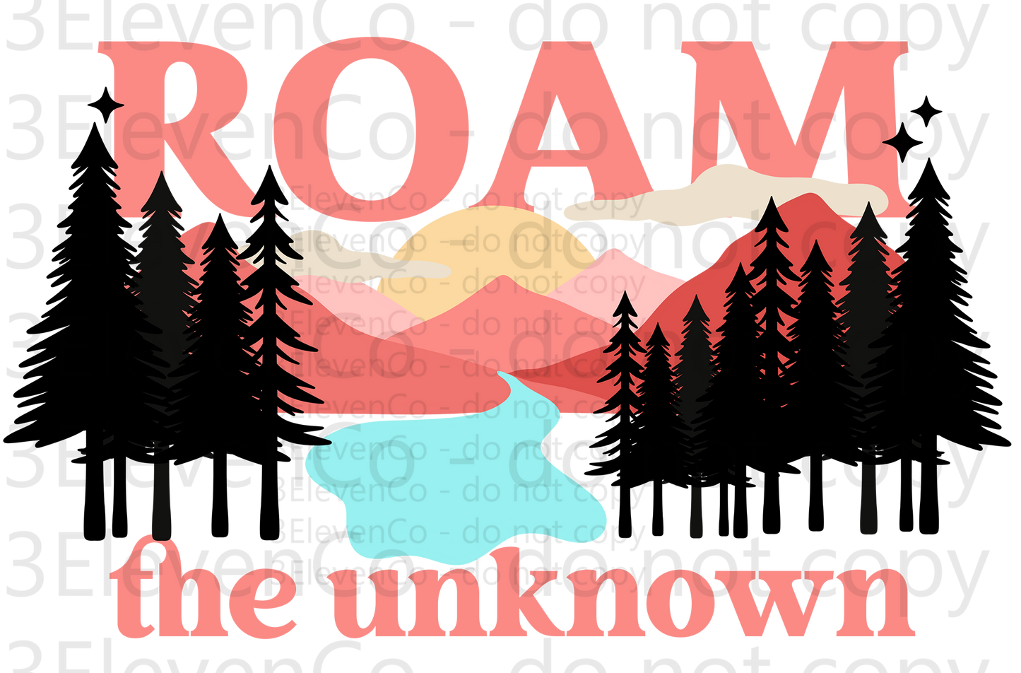 CS 2024 roam vinyl decal | UV decal | DTF print