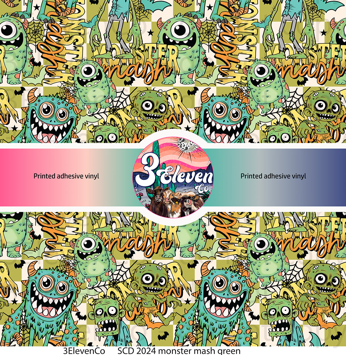 SCD 2024 monster mash vinyl sheet | decal | UV DTF decal