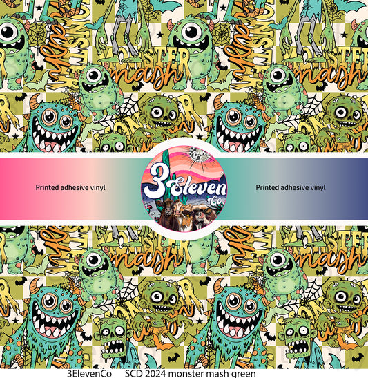 SCD 2024 monster mash vinyl sheet | decal | UV DTF decal