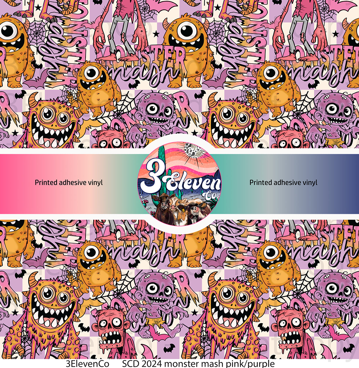 SCD 2024 monster mash vinyl sheet | decal | UV DTF decal