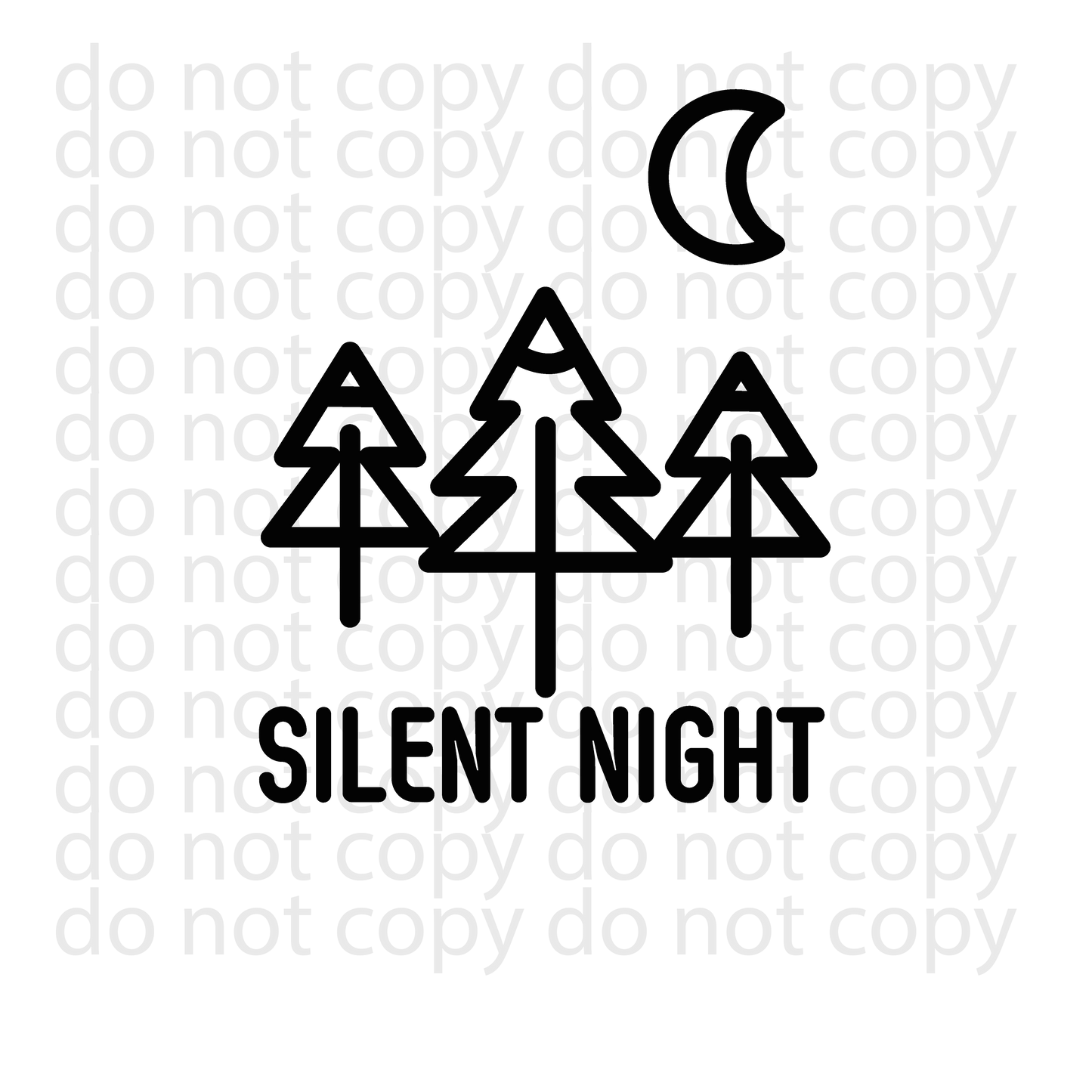 silent night decal