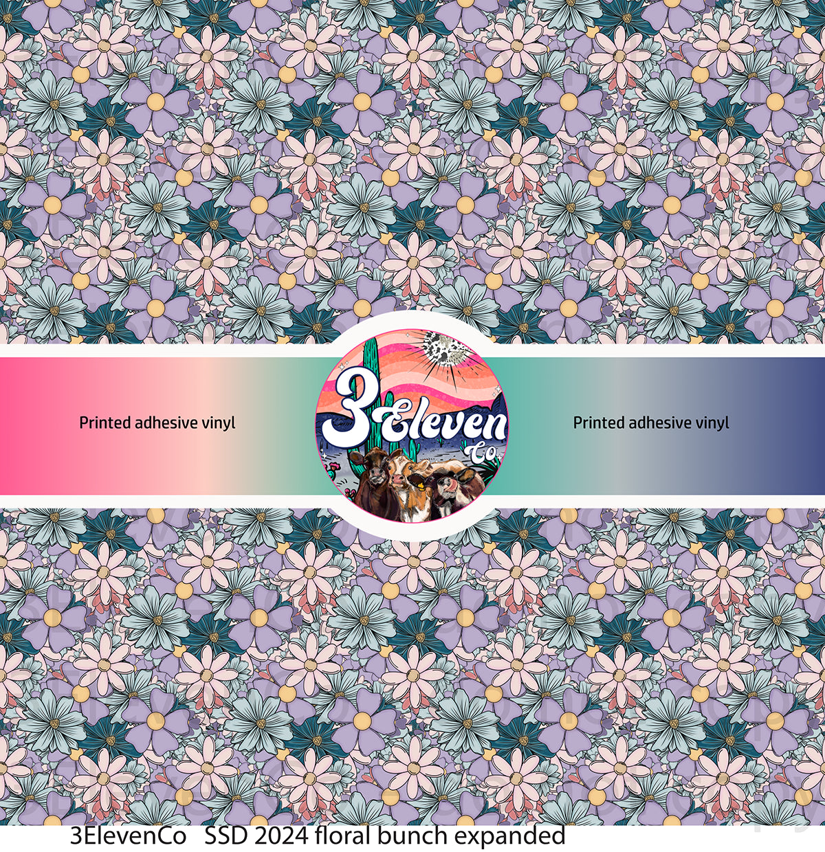 SSD 2024 floral bunch vinyl sheet