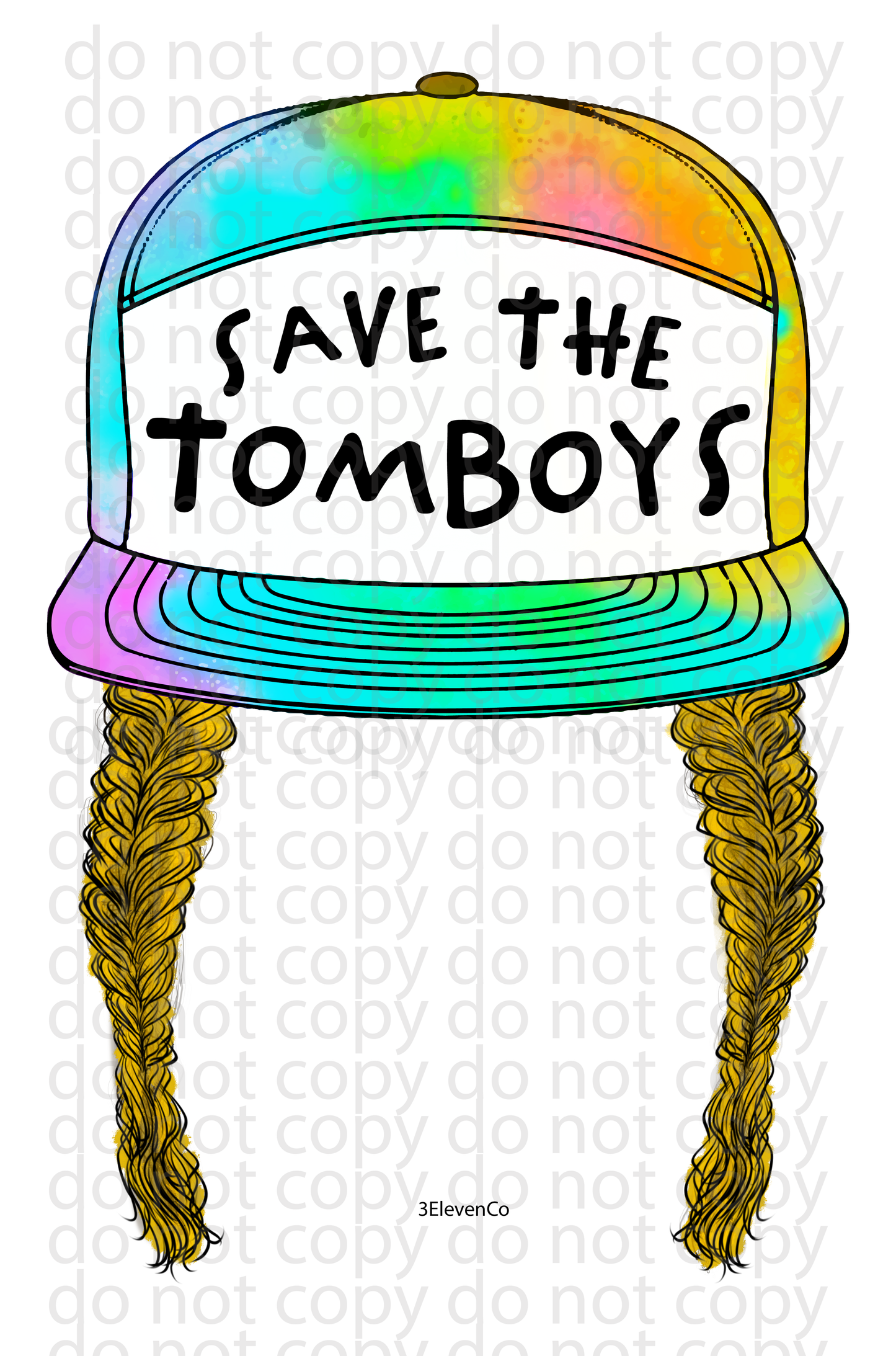 save the tomboy decal or sublimation print