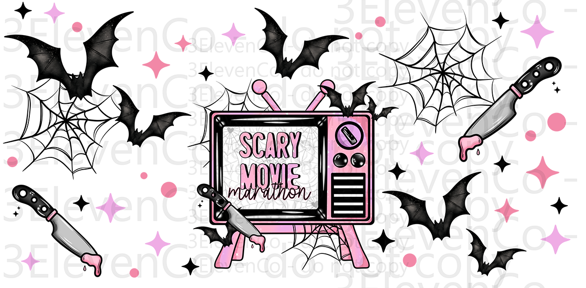 scary movie vinyl sheet | decal | UV wrap