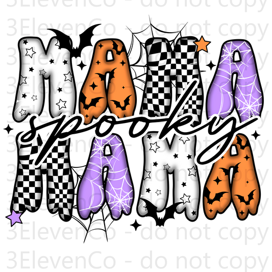 CS 2024 spooky mama vinyl decal | UV decal | DTF print