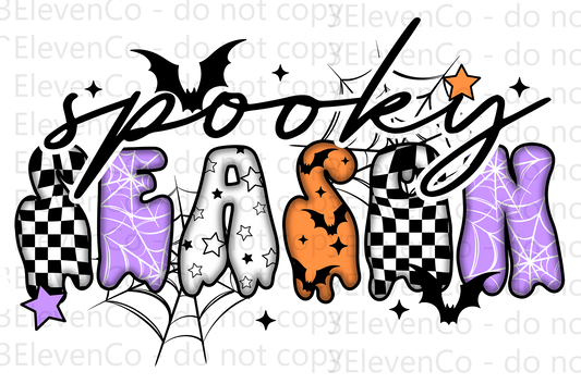 CS 2024 spooky season vinyl decal | UV decal | DTF print