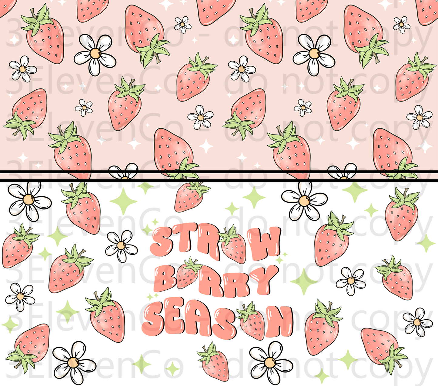 strawberry season vinyl sheet | decal | UV wrap| vinyl wrap