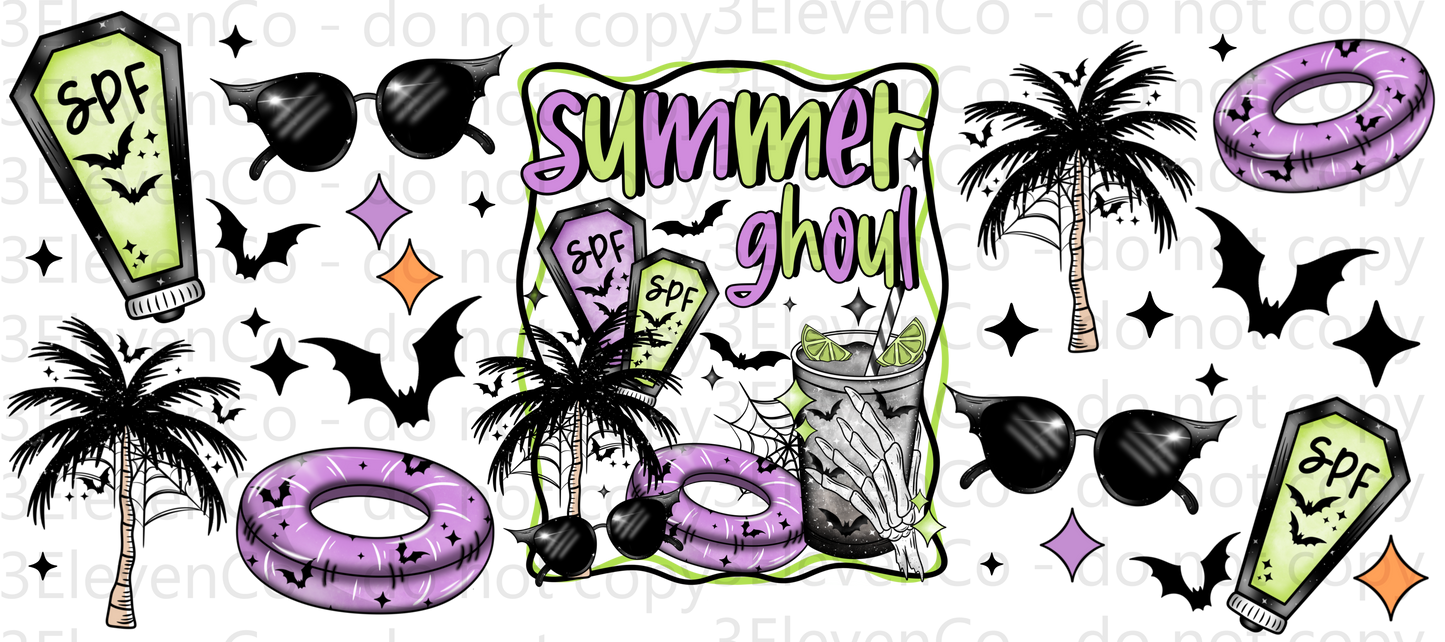 CS summer ghoul seamless 2024 vinyl sheet | decal | UV wrap | vinyl wrap | pen wrap