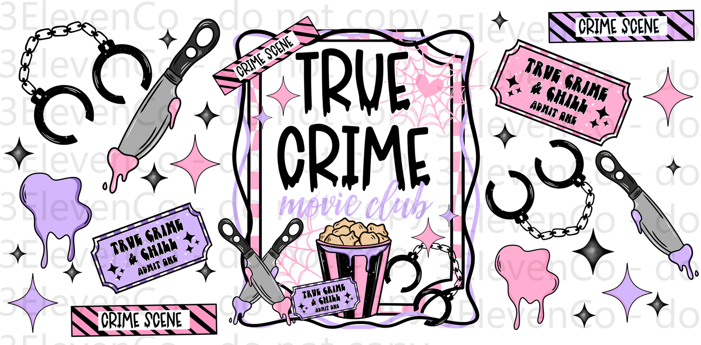 CS true crime seamless vinyl sheet | decal | UV wrap